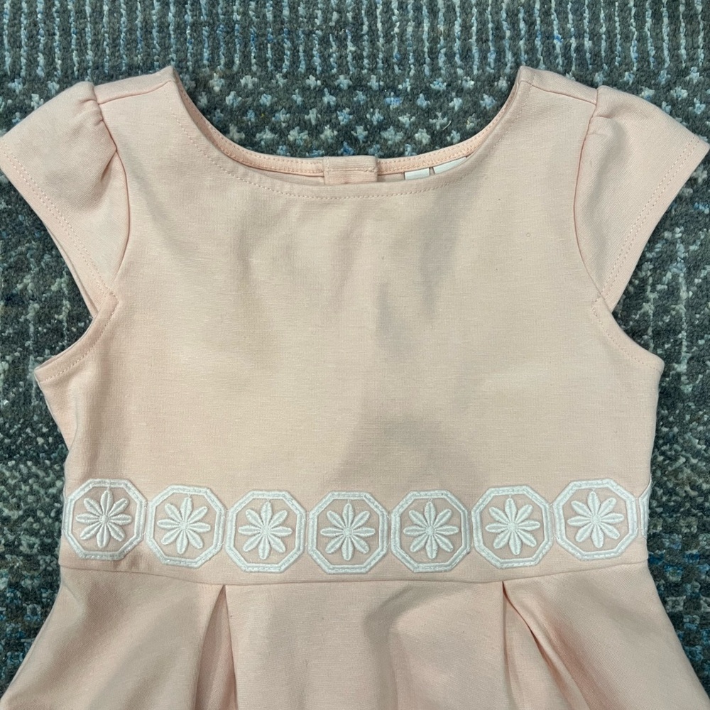 Janie and Jack pink pleated dress - Picture 3 of 4